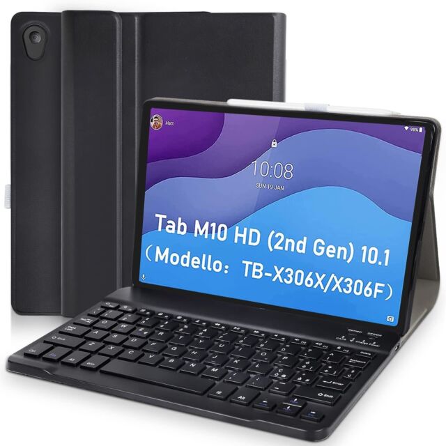 2020 Lenovo Tab M10 HD (2nd Gen) 10.1Inch Keyboard Case- 2020 Lenovo Tab M10 HD (2nd Gen) 10.1Inch Keyboard Case-
