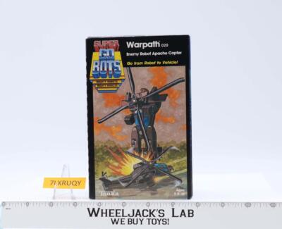 Warpath 100% Complete Super Go Bots 1984 Tonka Action Figure NEW MIB