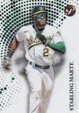 STARLING MARTE TOPPS PRISTINE BASE OAKLAND ATHLETICS A'S #90 2022 22