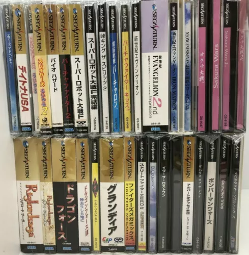 Sega Saturn Games Japanese Version w/ Manual in Case TESTED - PICK YOUR GAME