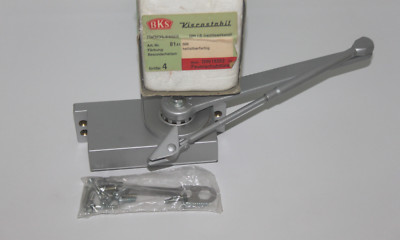 BKS Türschließer OTS 81  Größe 4 DIN LS ( rechtswirkend) Silber in Grau