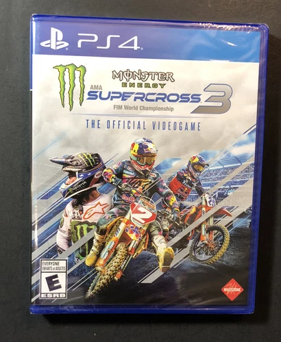 Monster Energy Supercross 3 [ The Official Video game ] (PS4) NEW