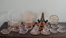 Mosser Childrens Toy Glassware Pink Depression Glass Jennifer aka Cameo