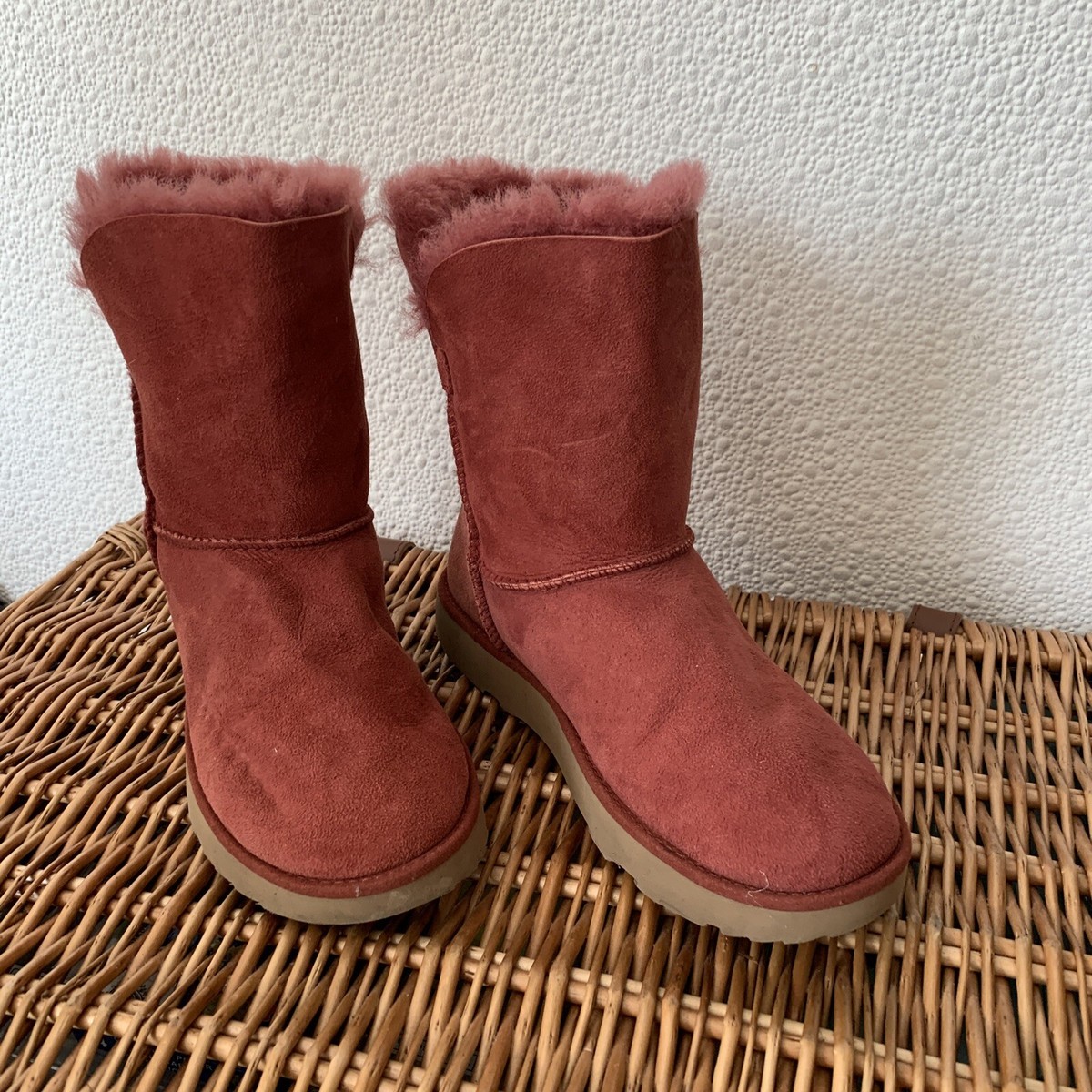 Maroon Red Uggs, Perfect Condition, Size UK