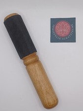 Klangstab mit Leder L:18 cm Durchmesser: 3 cm