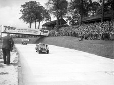Ron Francis, Riley, leads K Gammon, Aston Martin 1938 Motor Racing Old Photo 1