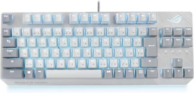 ASUS ROG Strix Scope NX TKL（WHITE） ROG Strix Scope NX TKL Moonlight White Gaming Keyboard