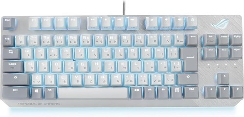 ASUS Gaming Keyboard ROG Strix Scope NX TKL Moonlight White Mechanical Wire