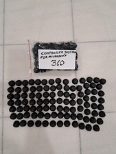Lot of 100 PCS BLACK ANALOG STICKS, CONTROLLER JOYSTICK CAP FOR MICROSOFT 360