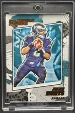 Jalen Hurts RARE CANVAS COMIC STYLE INVESTMENT CARD PANINI SSP EAGLES MINT