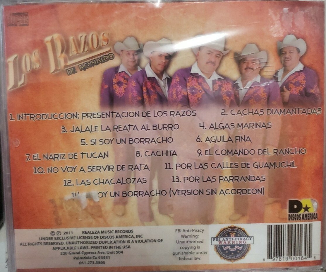 Los Razos De Reynaldo Aguila Fina CD new Nuevo Sealed 897819001645| eBay