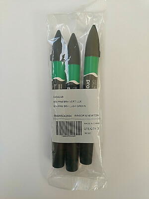 Winsor & Newton Promarker Brush 0204228 Lush Green - 3 Stück