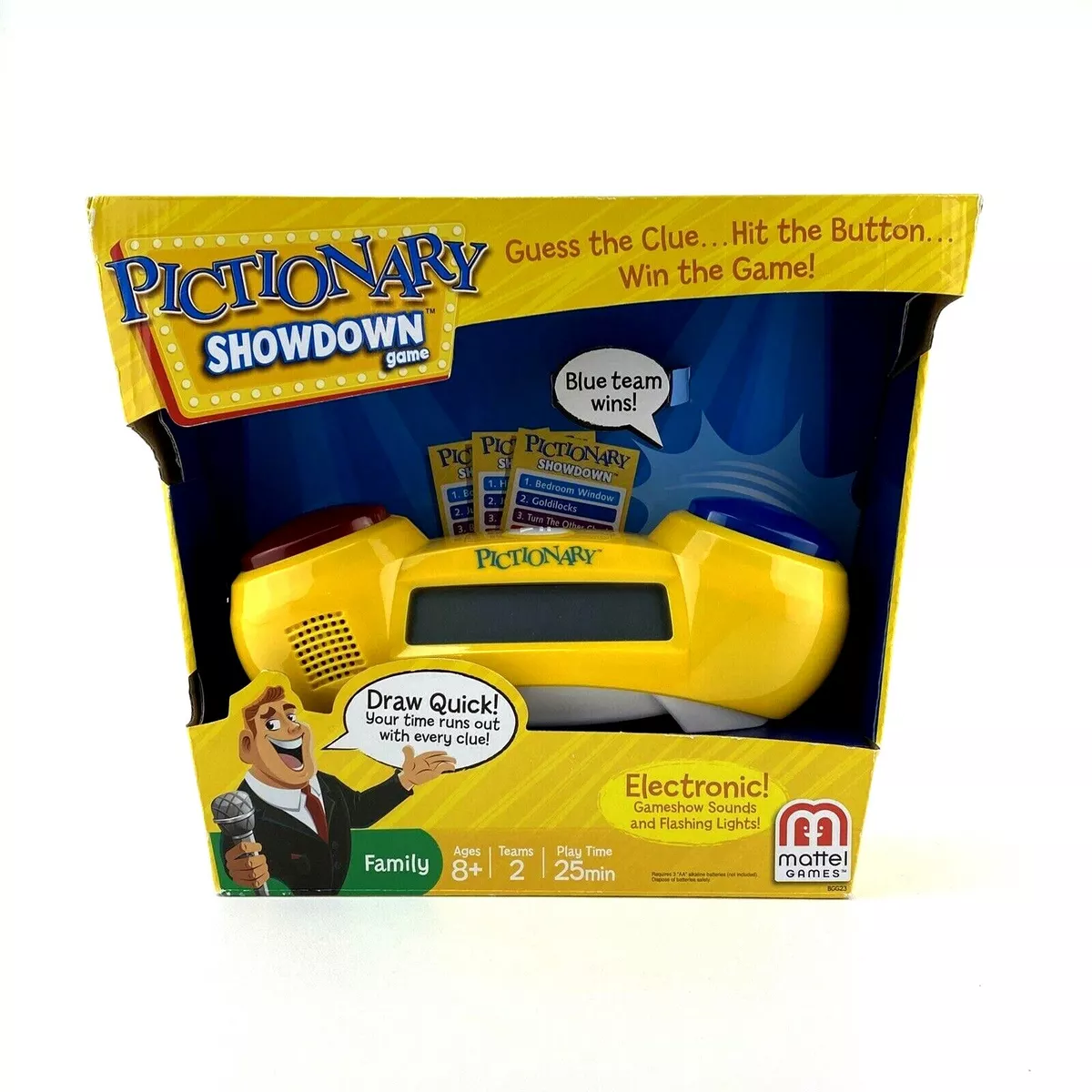 Pictionary Showdown Game 2013 Battery Operated Mattel New Sealed