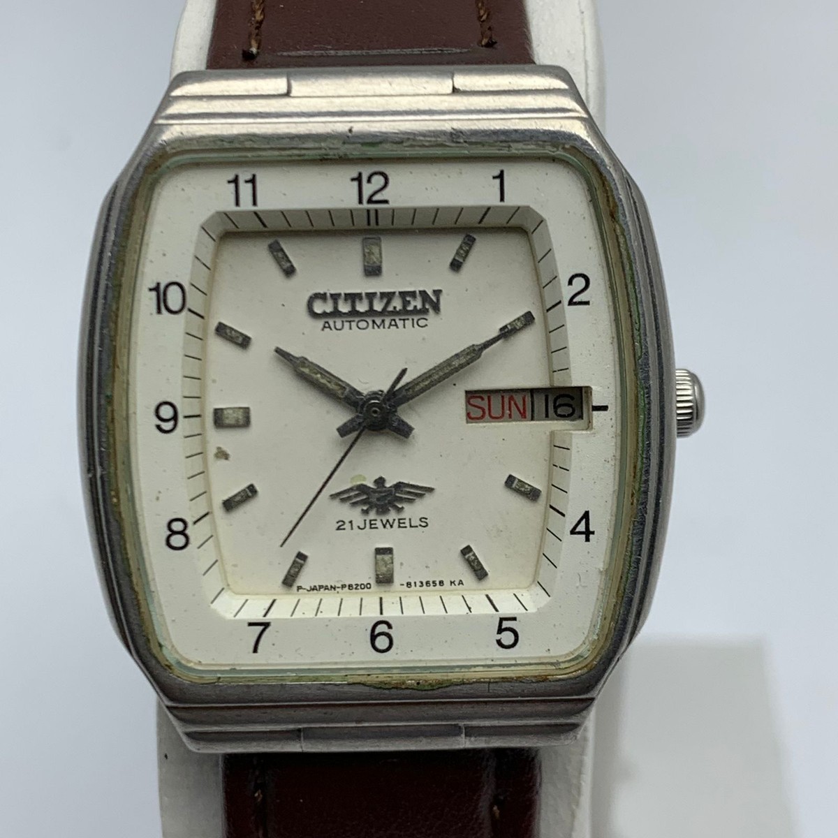 Citizen Eagle 4-823869K Automatic 8200A Day/Date Vintage Men's