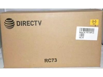 (LOT OF 40) DIRECTV RC73 IR/RF UNIVERSAL REMOTE CONTROLS/GENIE/1 CASE/OEM/ NEW!