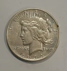 1934  D  Peace  Silver Dollar - circulated - Nice AU -   free shipping