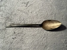 Silver Plate Nobility Serving Soup Spoon Tarnish 8"