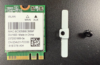 Genuine DELL LATITUDE / VOSTRO WIRELESS BLUETOOTH 4.1 CARD D4V21 0D4V21