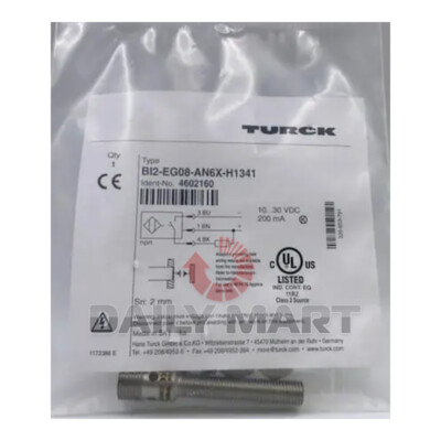 New In Box TURCK BI2-EG08-AN6X-H1341 Proximity Switch 10-30 VDC 150 mA