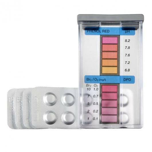 KIT TEST ANALISI VALORI OSSIGENO E PH DISINFEZIONE ACQUA PISCINA PISCINE