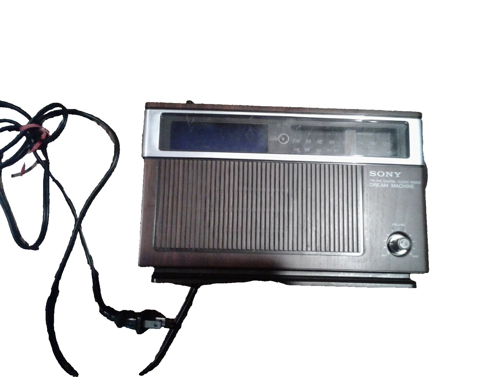 Radios Radio Reloj Alarma tradicional de madera