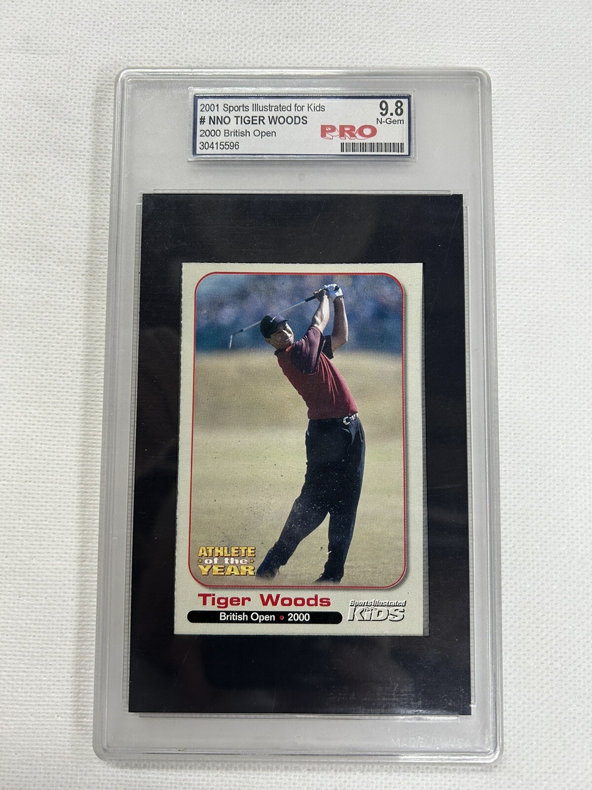 Tiger Woods & Jack Nicklaus Golf Cards view 11