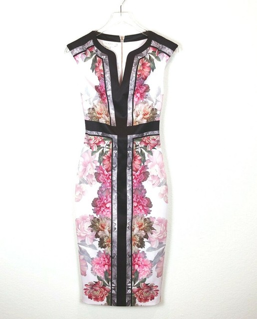 ted baker dress pink floral