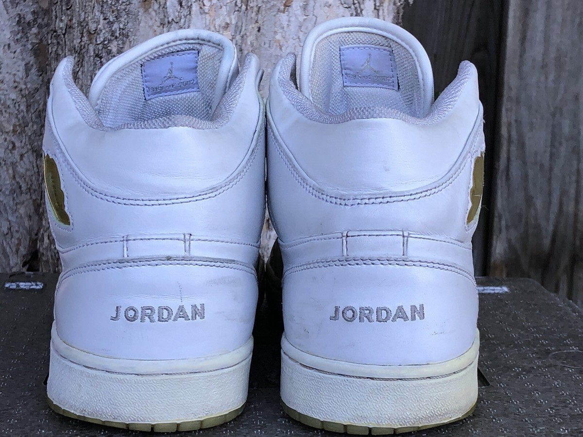 Nike Air Jordan 1 Retro White 306000 101 2002 Vintage Sneakers