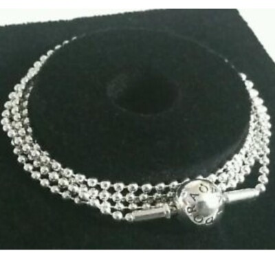 Pandora ESSENCE Beaded Chain Necklace 596005 Size