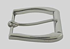 Pin Belt Buckles for Men's Fits 1.50  inch 40mm Belt Silver Metal Anti Allergic
