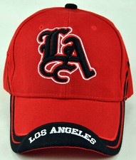 NEW LA LOS ANGELES CITY LA CAP HAT A1 RED