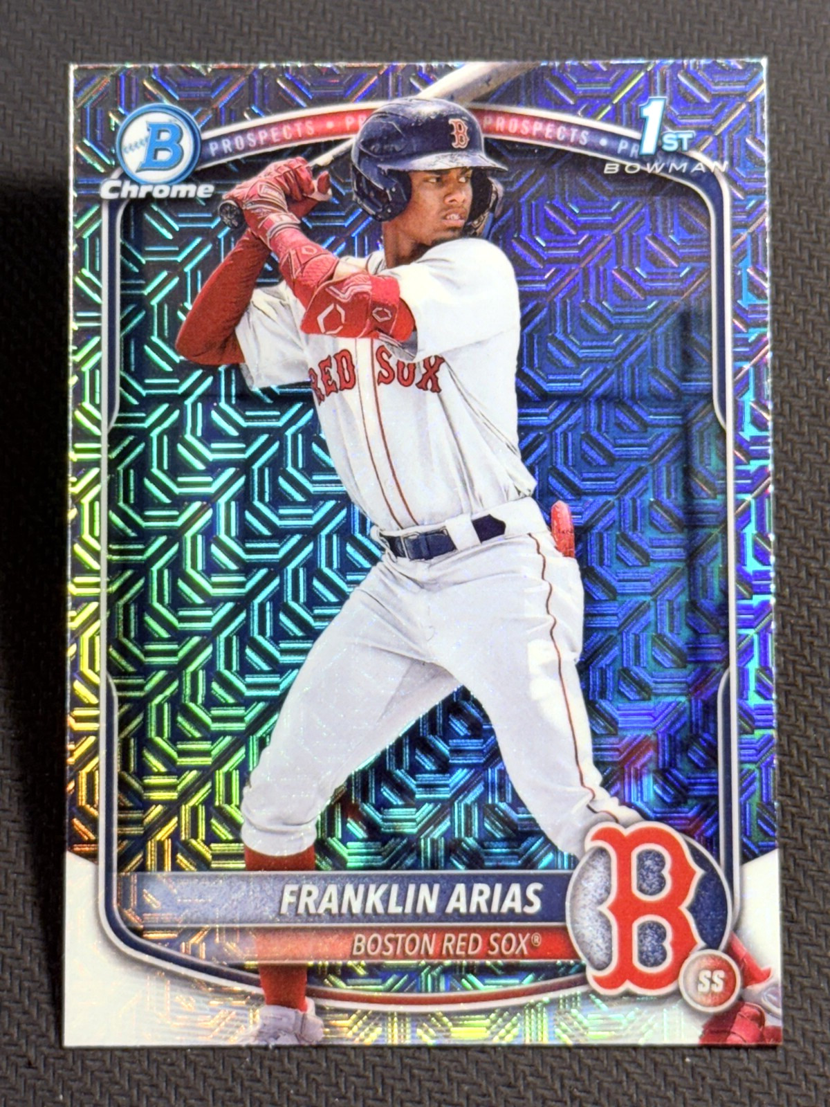 2025 Bowman Chrome 1st MOJO REFRACTOR Franklin Arias, Item 1