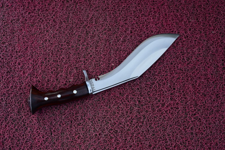 8 inches Handmade Gurkha Iraqi Kukri- Forged Knives- Hunting Bowie Knives- Carry - Imagem 3 de 4