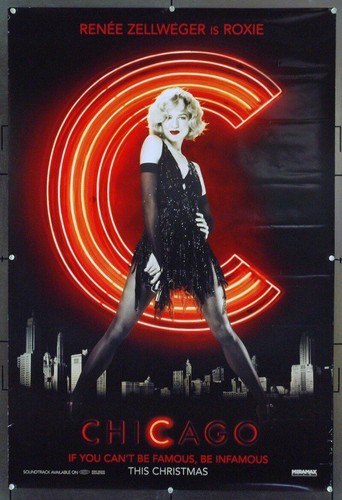 CHICAGO (2002) 20736   Advance   Rene Zellweger Movie Poster
