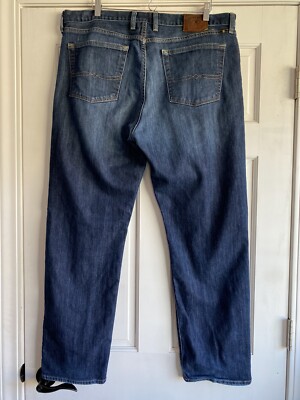 ラッキー B43 Lucky Brand 329 Classic Straight Dark Wash Denim Jeans Mens