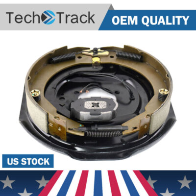 One 12'' x 2'' Left Trailer Electric Brake Assembly 7000 lbs. Axle 023-180-00