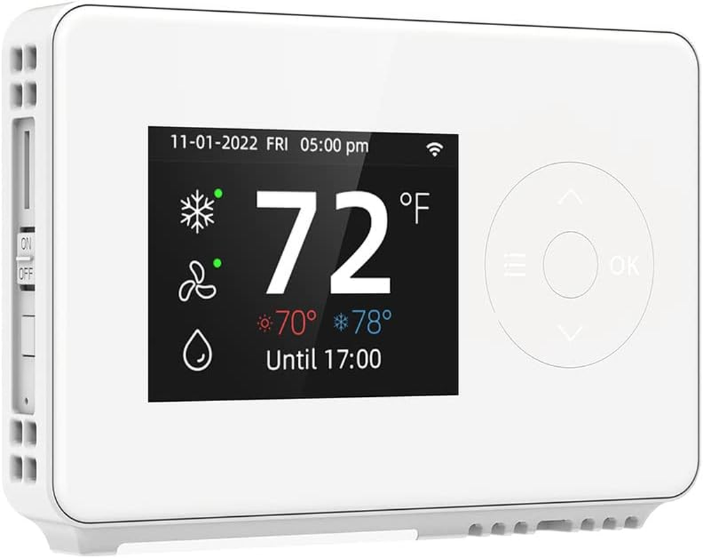 Smart Wifi 7Day/8Period Programmable Thermostat Model TJ-225, Compatible with Al