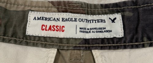 AMERICAN EAGLE OUTFITTERS CAMO SHORT- CLASSIC COMFORT SIZE 26 - Picture 3 of 14