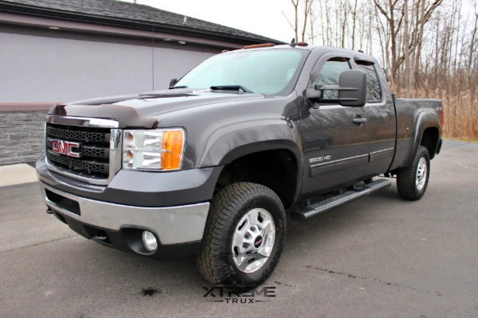 Juego de llamaradas de guardabarros pintables estilo OE para 07-14 GMC Sierra 2500 3500 Foto 2 de 4