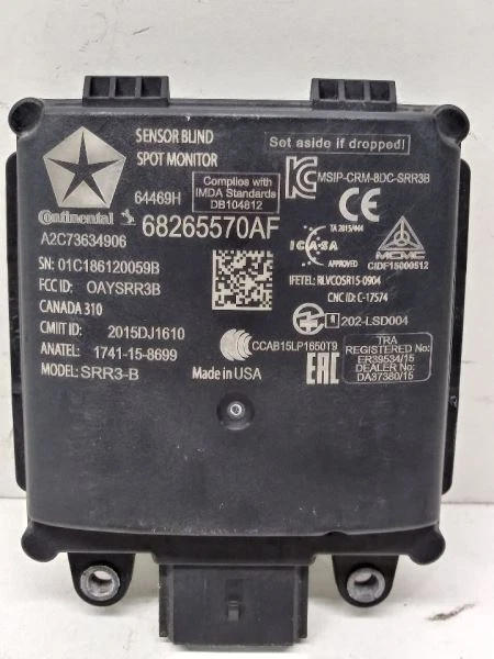 2018 JEEP GRAND CHEROKEE PASSENGERS BLINDSPOT 68265570AF FITS 2016-2020 - Изображение 3 из 4