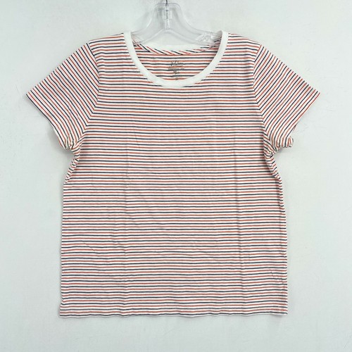J Crew Essential Striped Ringer Tee T 