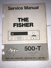 FISHER 500T Service Manual -VG/Exe. condition