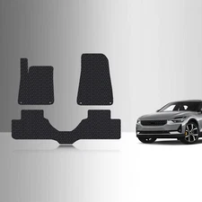 ToughPRO Floor Mats Black For Polestar 2 All Weather Custom Fit 2021-2025