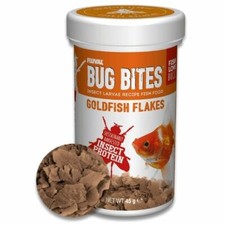 Fluval Bug Bites Goldfish Flakes 18g, 45g, 90g - Aquarium Insect-Based Fish Food