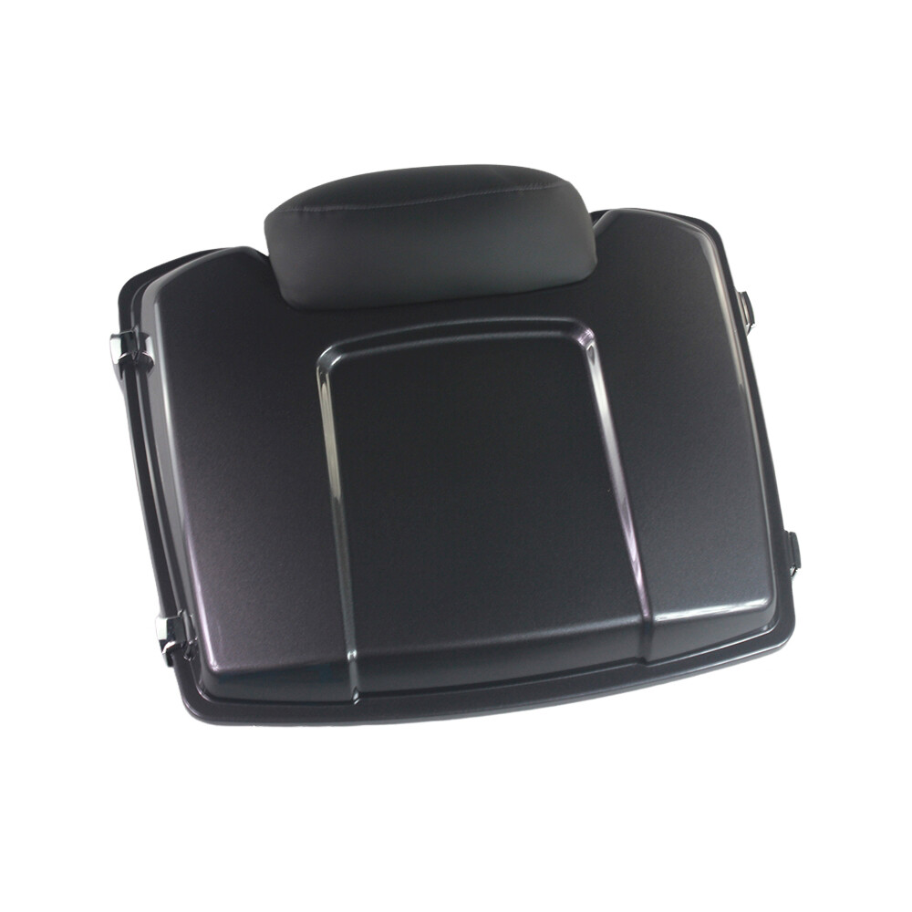 Razor Pack Trunk Chopped Backrest for Harley Touring 1993-2013 Charcoal Pearl