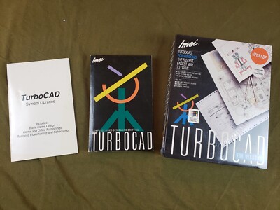 Turbocad for Windows IMSI New in Box Sealed PC Windows 90s CAD Drafting Software