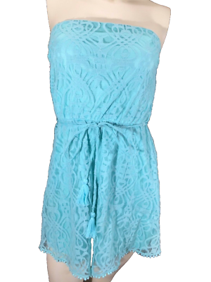 NWT Sequin Hearts Dress Juniors Small Neon Aqua Blue, Lined, Lace  Overlay  | eBay