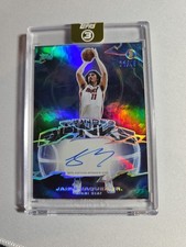 2025-26 Topps Three Jaime Jaquez Jr. Auto Thunder Dunks /49 Encased Miami Heat