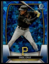 Oneil Cruz 2023 Bowman Chrome Sapphire Edition #78 Pittsburgh Pirates