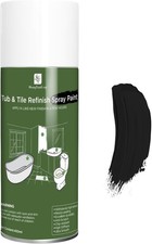 White Paint Bathtub and Tile Refinishing Spray Paint Kit, tub and tile
